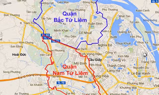 Chính thức điều chỉnh địa giới quận Cầu Giấy, Bắc Từ Liêm, Nam Từ Liêm
