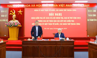 Thông qua dự thảo kết quả kiểm tra đối với Đảng ủy MTTQ, các đoàn thể Trung ương