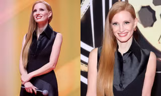 Chủ nhân tượng vàng Oscar Jessica Chastain diện thiết kế Xuân Hè 2024 của Công Trí
