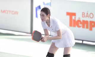 Hoa hậu Đỗ Thị Hà khai màn Giải Vô địch Pickleball Việt Nam 2025 tại TP.HCM