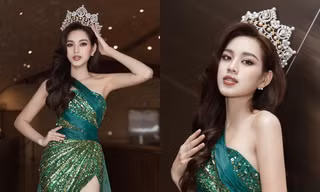 Hoa hậu Đỗ Thị Hà tung ảnh mặc váy dạ hội lộng lẫy, khoe trình catwalk cực đỉnh