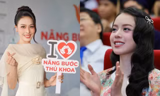 Hoa hậu Thanh Thủy, Á hậu Phương Anh, Ngọc Hằng tươi tắn tại Nâng bước Thủ khoa 2024