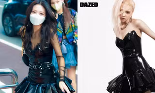 Rosé BLACKPINK và Yuna ITZY đụng độ bộ váy kén dáng, stylist nhà YG ghi điểm tuyệt đối