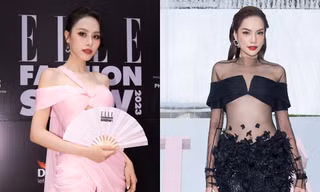 Á hậu Ngọc Hằng về nước đã lập tức tham dự sự kiện cùng Hoa hậu Lê Hoàng Phương