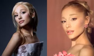 Ariana Grande diện trang phục lấy cảm hứng từ hoa lan của NTK Trần Hùng