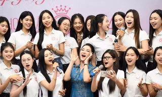 Hoa hậu Nguyễn Thị Huyền truyền cảm hứng tới Top 41 Hoa hậu Việt Nam 2024