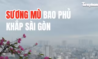 Sương mù bao phủ khắp TPHCM