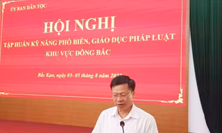 Hội nghị tập huấn. Ảnh: N.L
