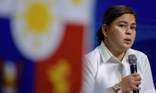 Phó Tổng thống Philippines Sara Duterte. (Ảnh: Reuters)