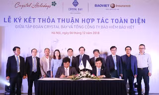 Lễ ký kết Thỏa thuận Hợp tác toàn diện giữa Tập đoàn Crystal Bay và Tổng công ty Bảo hiểm Bảo Việt