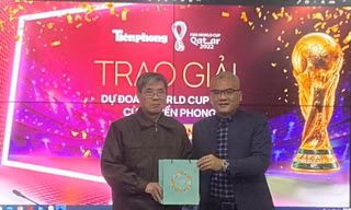 Trao thưởng vòng đấu bảng Cùng Tiền Phong dự đoán World Cup 2022