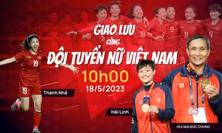 Trực tiếp giao lưu cùng HLV Mai Đức Chung và các cầu thủ nữ Việt Nam