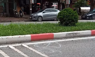 Nạn nhân tại hiện trường. Ảnh: N.L