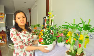 Tình yêu hoa từ... đất của nữ thạc sỹ 9X ở Cần Thơ