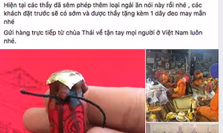 'Chợ' bùa ngải công khai bán bùa yêu, cầu số đề trên mạng xã hội