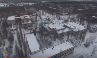 Rợn tóc gáy với thị trấn ma gần nhà máy hạt nhân Chernobyl