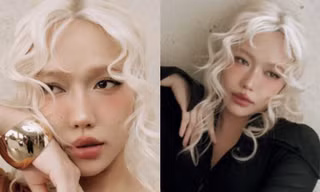 Diệu Nhi trông khác lạ với màu tóc bạch kim, fan nghi cosplay Rosé BLACKPINK