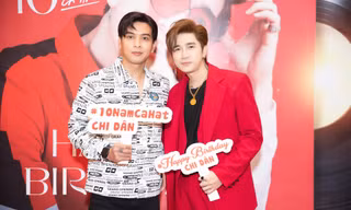 Chi Dân mừng tuổi mới bên dàn sao Việt, hé lộ chuỗi dự án trong năm 2022