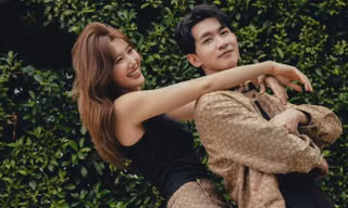Võ Cảnh có nhiều cử chỉ ngọt ngào dành cho "bạn gái tin đồn" Thúy Ngân