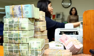 Có một lượng tiền lớn đang đọng ở ngân hàng