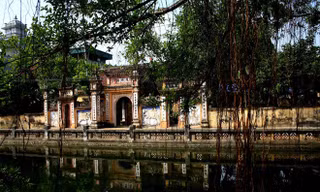 Khu vực đền thờ Nguyễn Trãi tại xã Nhị Khê