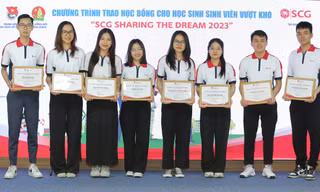 T.Ư Đoàn phối hợp với SCG trao 2,7 tỷ đồng học bổng cho sinh viên, học sinh trên khắp cả nước