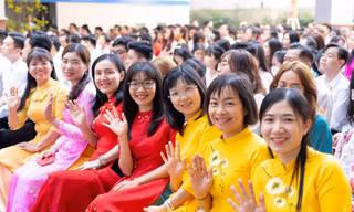 Rộn ràng không khí khai Xuân Giáp Thìn ở các trường