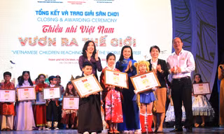 Ấn tượng buổi tổng kết, trao giải thưởng sân chơi ‘Thiếu nhi Việt Nam - Vươn ra thế giới’