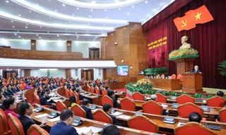 Hình ảnh Hội nghị Trung ương 6 khóa XIII. Ảnh: NB