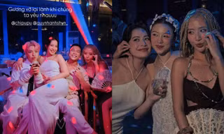 Sau 5 năm nghi "nghỉ chơi", Chi Pu - Quỳnh Anh Shyn bất ngờ ôm nhau thân thiết