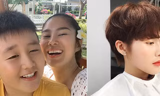 Showbiz 1/6: Vợ chồng Lê Phương dẫn 2 con đi biển đón 1/6, Khả Ngân khoe tóc mới cá tính