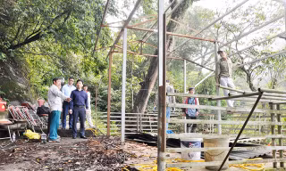 Tháo dỡ 24 công trình trái phép tại thác Bạc Tam Đảo