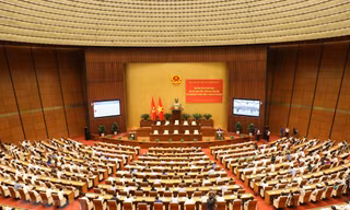 Hội nghị Cán bộ toàn quốc học tập, quán triệt, triển khai thực hiện Nghị quyết Trung ương 7, Khóa XII của Đảng. Ảnh: TTX