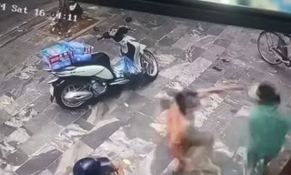 Ảnh từ camera nhà dân. Ảnh MXH