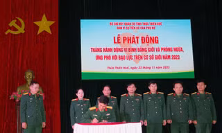Bộ Chỉ huy Quân sự các tỉnh hưởng ứng Tháng hành động vì bình đẳng giới