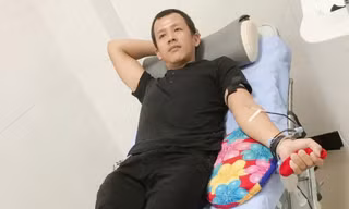 Anh Nguyễn Ngọc Ánh đã có 43 lần hiến máu và tiểu cầu