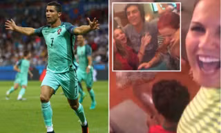 Thắng xứ Wales, người thân Ronaldo ăn mừng 'vỡ nhà'