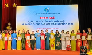 Hơn 31.000 bài dự thi tìm hiểu kiến thức pháp luật về phòng chống bạo lực gia đình