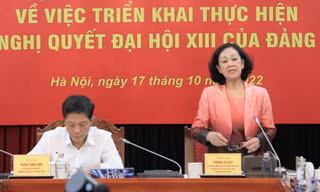 Đoàn kiểm tra của Bộ Chính trị làm việc với Ban Kinh tế Trung ương