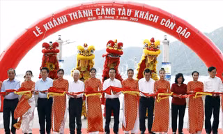 Chủ tịch nước Võ Văn Thưởng dự lễ khởi công, khánh thành 2 công trình ở Côn Đảo