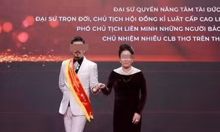 Ai tổ chức chuỗi sự kiện đình đám vinh danh 'nhà thơ thế giới'?