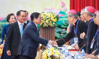 Hình ảnh Thủ tướng chủ trì Hội nghị biểu dương các tổ chức tôn giáo