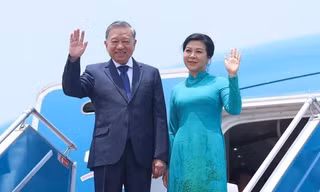 Tổng Bí thư Tô Lâm và Phu nhân rời Hà Nội, lên đường thăm cấp Nhà nước Kazakhstan, Azerbaijan, Belarus và thăm chính thức Liên bang Nga. Ảnh: TTXVN