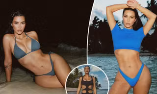Kim Kardashian tung loạt ảnh đồ bơi ‘bốc lửa’