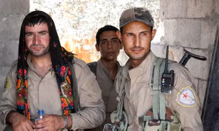 Lực lượng người Kurd. Ảnh: Reuters