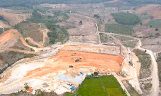 Dự án nâng cấp hồ chứa 118 tỷ đồng chưa bồi thường đã thi công 