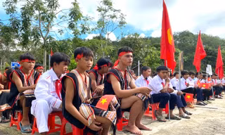 Kon Plông dạy học sinh ứng phó với động đất ngày khai trường 