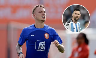 Tuyển Hà Lan tập đối phó với Messi bằng cầu thủ dự bị
