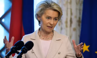 Chủ tịch EC Ursula von der Leyen. (Ảnh: AP)