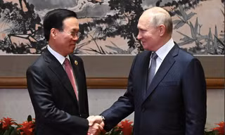 Chủ tịch nước Võ Văn Thưởng gặp Tổng thống Liên bang Nga Vladimir Putin